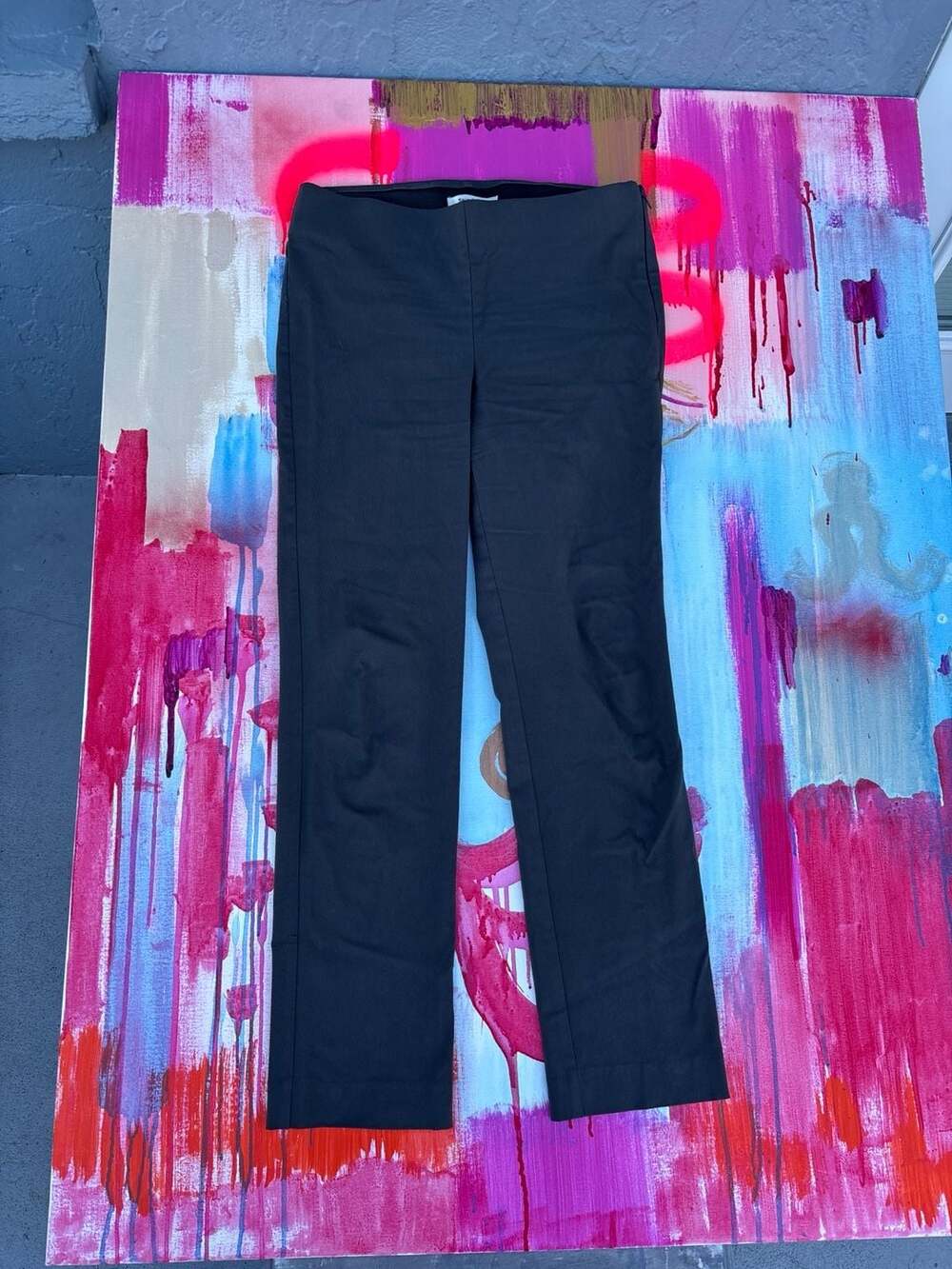 White House Black Market Comfort Stretch Side Zip Slim Pants Size 4S